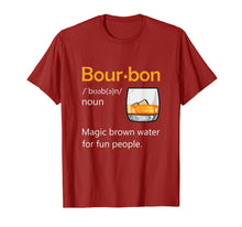 Load image into Gallery viewer, Bourbon Definition Drinking Quote Magic Brown Water Kentucky T-Shirt-500559