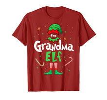 Load image into Gallery viewer, I'm The Grandma Elf Christmas Gift Idea Xmas Family T-Shirt