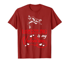 Load image into Gallery viewer, Wrestling Is My Valentine Wrestling Valentine's Day T-Shirt-3175018