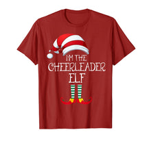 Load image into Gallery viewer, I'm The Cheerleader Elf Family Matching Christmas Gift Group T-Shirt