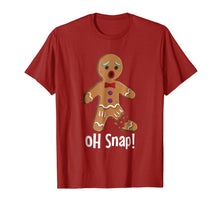 Load image into Gallery viewer, Gingerbread Man - Oh Snap Funny Cute Christmas Shirt