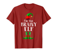 Load image into Gallery viewer, I'm The Brainy Elf Matching Family Pajama Christmas Gift T-Shirt