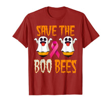 Load image into Gallery viewer, Save the Boo Bees Breast Awareness Pink Ribbon Halloween T-Shirt