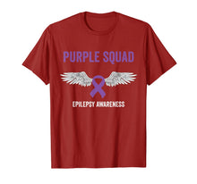 Load image into Gallery viewer, Epilepsy awareness purple ribbon - epilepsy awareness month T-Shirt