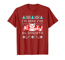 Load image into Gallery viewer, Coquito Puerto Rico Ugly Christmas Sweater Navidad Boricua T-Shirt