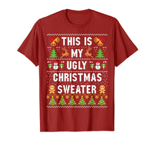 Load image into Gallery viewer, This Is My Ugly Sweater Funny Christmas T-Shirt-108681