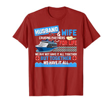 Load image into Gallery viewer, Husband And Wife Cruising Partners For Life Fun Cruise Lover T-Shirt-2417537