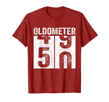 Load image into Gallery viewer, Oldometer 49-50 Tee 50th Birthday Funny Gift Men Women T-Shirt