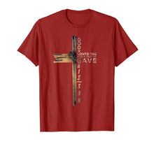 Load image into Gallery viewer, John 3:16 Christian Cross Bible T-Shirt-172030