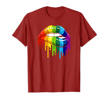 Load image into Gallery viewer, LGBT Rainbow Lip Gay Pride T-Shirt-860618