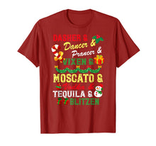 Load image into Gallery viewer, Reindeer Alcohol Names Christmas Party T-Shirt-2012122