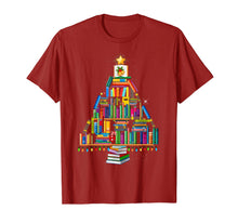 Load image into Gallery viewer, Merry Christmas Library Tree Gift For Book Lover Librarian T-Shirt