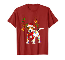 Load image into Gallery viewer, Santa jack russell gorgeous reindeer Light Christmas Lover T-Shirt