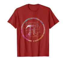 Load image into Gallery viewer, Pi novelty circle watercolor shirt for Pi Day T-Shirt-428799