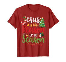 Load image into Gallery viewer, Jesus Is The Reason For The Season Christmas Christian Gifts T-Shirt