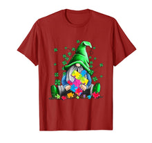 Load image into Gallery viewer, Autism Awareness Cute Gnomes Shamrock St Patricks Day Gift T-Shirt-647427