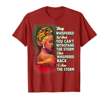Load image into Gallery viewer, I Am Black History I Am The Storm Black Girl Magic Melanin T-Shirt-320622