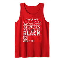 Load image into Gallery viewer, Hebrew Israelite Wake Up Israel Design Tank Top
