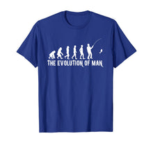 Load image into Gallery viewer, THE EVOLUTION OF FISHERMEN OR MEN FUNNY FISHING LOVER GIFT T-Shirt