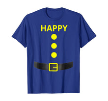 Load image into Gallery viewer, Happy Dwarf Halloween Costume Blue Shirt T-Shirt