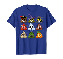 Load image into Gallery viewer, Halloween Poop Emojis Funny T-Shirt