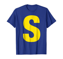 Load image into Gallery viewer, Initials Name Letter S-Simon Chipmunk Christmas Group Shirt