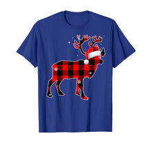 Load image into Gallery viewer, Moose Red Buffalo Plaid Christmas Matching Family Xmas Gift T-Shirt