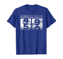 Load image into Gallery viewer, Funny oldometer 49-50 birthday turning 50 half century T-Shirt