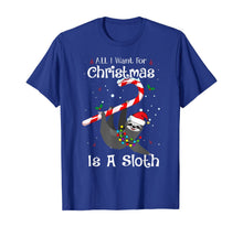 Load image into Gallery viewer, All I Want For Christmas Is Sloth Lovers Christmas Pajama T-Shirt
