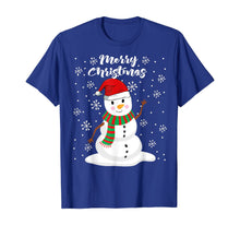 Load image into Gallery viewer, Christmas - Merry Christmas Snowman T-Shirt