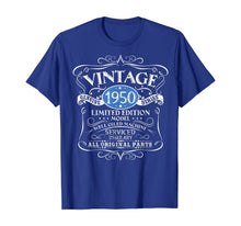 Load image into Gallery viewer, Vintage 1950 70th Birthday All Original Parts Gift T-Shirt-78207