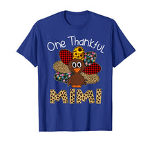 Load image into Gallery viewer, Turkey One Thankful Mimi Grandma Thanksgiving Fall Gift T-Shirt