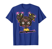 Load image into Gallery viewer, Pencil Puff Back to Books T-Shirt