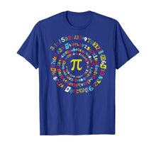 Load image into Gallery viewer, Funny Pi Day Shirt Spiral Pi Math Tee for Pi Day 3.14 T-Shirt-102916