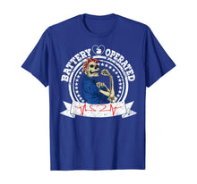 Load image into Gallery viewer, Living With Pacemake, battery operayted funny skeleton T-Shirt