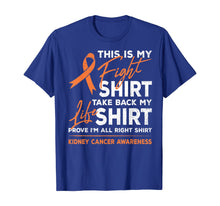 Load image into Gallery viewer, This Is My Fight Shirt Kidney Cancer Awareness Month Ribbon T-Shirt-353383