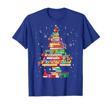Load image into Gallery viewer, Merry Christmas Library Tree Cute Book Lover Librarian Gifts T-Shirt