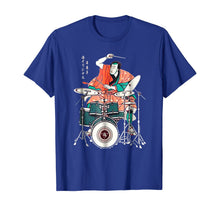 Load image into Gallery viewer, DRUMMER-SAMURAI T-Shirt GIFT Japanese Vintages T-Shirt