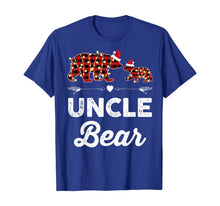 Load image into Gallery viewer, Uncle Bear Red Plaid Christmas Pajama Matching Family Gift T-Shirt