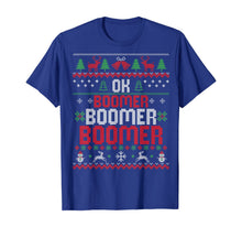 Load image into Gallery viewer, Ok Boomer Ugly Christmas T-Shirt