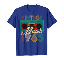 Load image into Gallery viewer, March 1965 Limited Edition Vintage Gifts 55th Birthday T-Shirt-407294