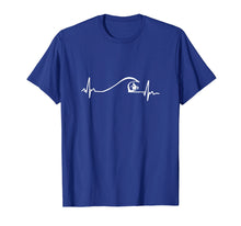 Load image into Gallery viewer, Surfer Surfing Wave Heartbeat T shirt Gifts