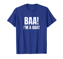 Load image into Gallery viewer, Baa I'm A Goat Funny Halloween Costume Tshirt