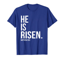 Load image into Gallery viewer, He Is Risen Shirt - Bible Scripture Verse Christian T-Shirts
