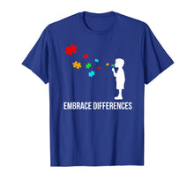 Load image into Gallery viewer, Embrace Differences Shirt - Support Autism Awareness Day Tee
