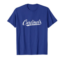 Load image into Gallery viewer, Cardinals Mascot T Shirt Vintage Sports Name Tee Design