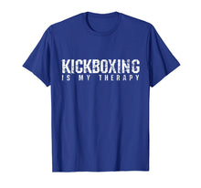 Load image into Gallery viewer, Kickboxing Therapy T-Shirt Boxing Tshirt Material Arts Gift