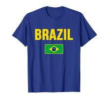 Load image into Gallery viewer, Brasil T-shirt Brazilian Flag Brazil Souvenir Gift Camiseta