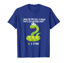 Load image into Gallery viewer, Funny Math Joke Shirt-Snake Pi Number for Math Lovers