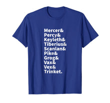 Load image into Gallery viewer, First Campaign List Characters RPG T-shirt
